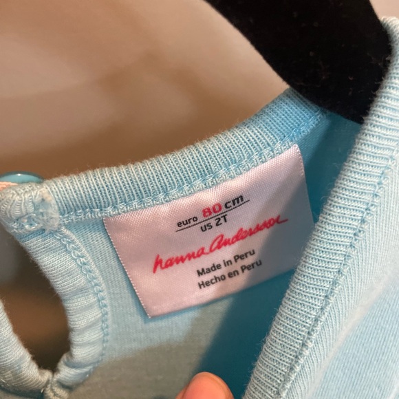 Hanna Andersson color block twirl dresses 2t girls lot Anderson Hannah - Picture 3 of 5